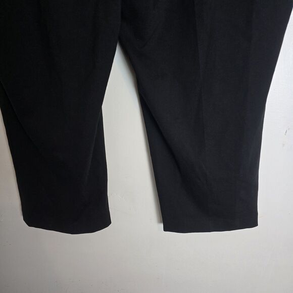 Bar III Ponte Knit Pants Women Plus Size 24W Black Stretch 46X27 Straight Leg - Picture 6 of 13